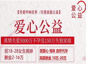 林甸捐卵助孕生子 爱心志愿者招募